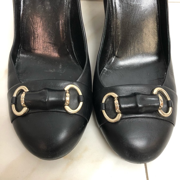 Authentic Gucci Horsebit Wedges - Picture 2 of 10